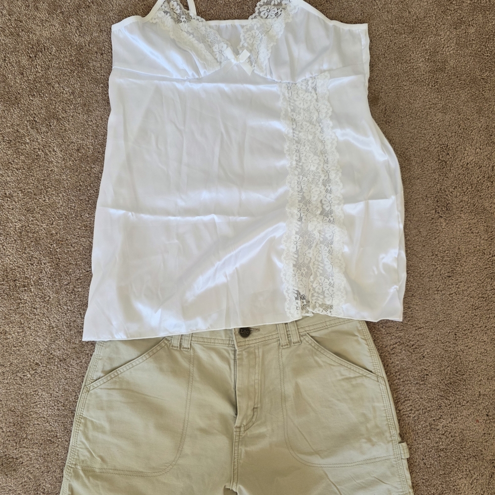 Lee Women's Khaki Cargo Shorts